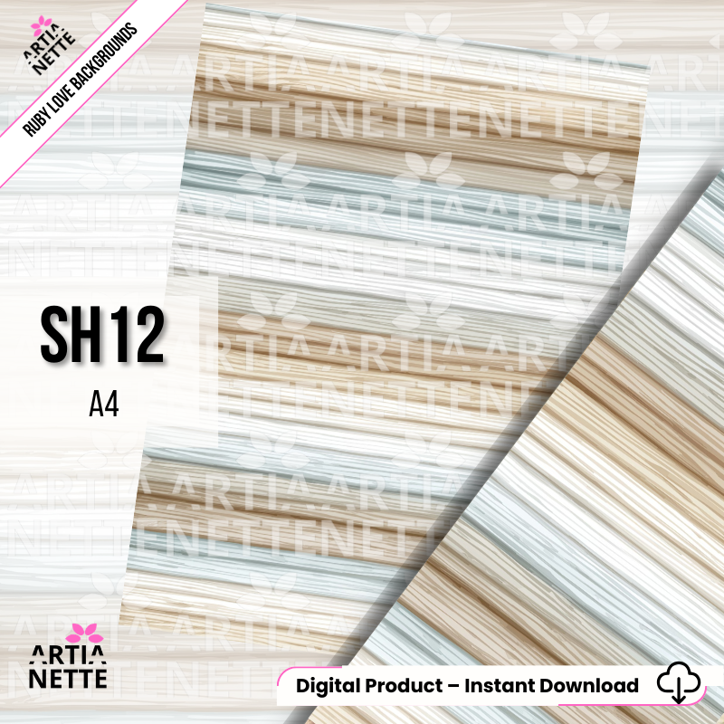 Papiery scrapbookowe A4 do druku – zestaw 22 tła vintage | Ruby Love Backgrounds