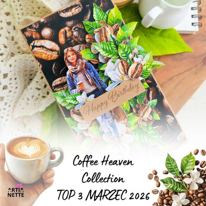 Kolekcja "Coffee Heaven" – Zestaw Marzenie dla Kawosza! (30 Tła JPG + 79 Clipartów PNG)