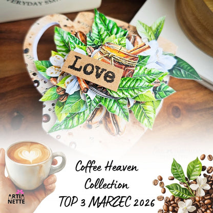 Kolekcja "Coffee Heaven" – Zestaw Marzenie dla Kawosza! (30 Tła JPG + 79 Clipartów PNG)